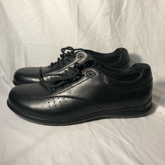 Aravon Farren Black Leather Lace-Up Women's 13 2A - Picture 4 of 8